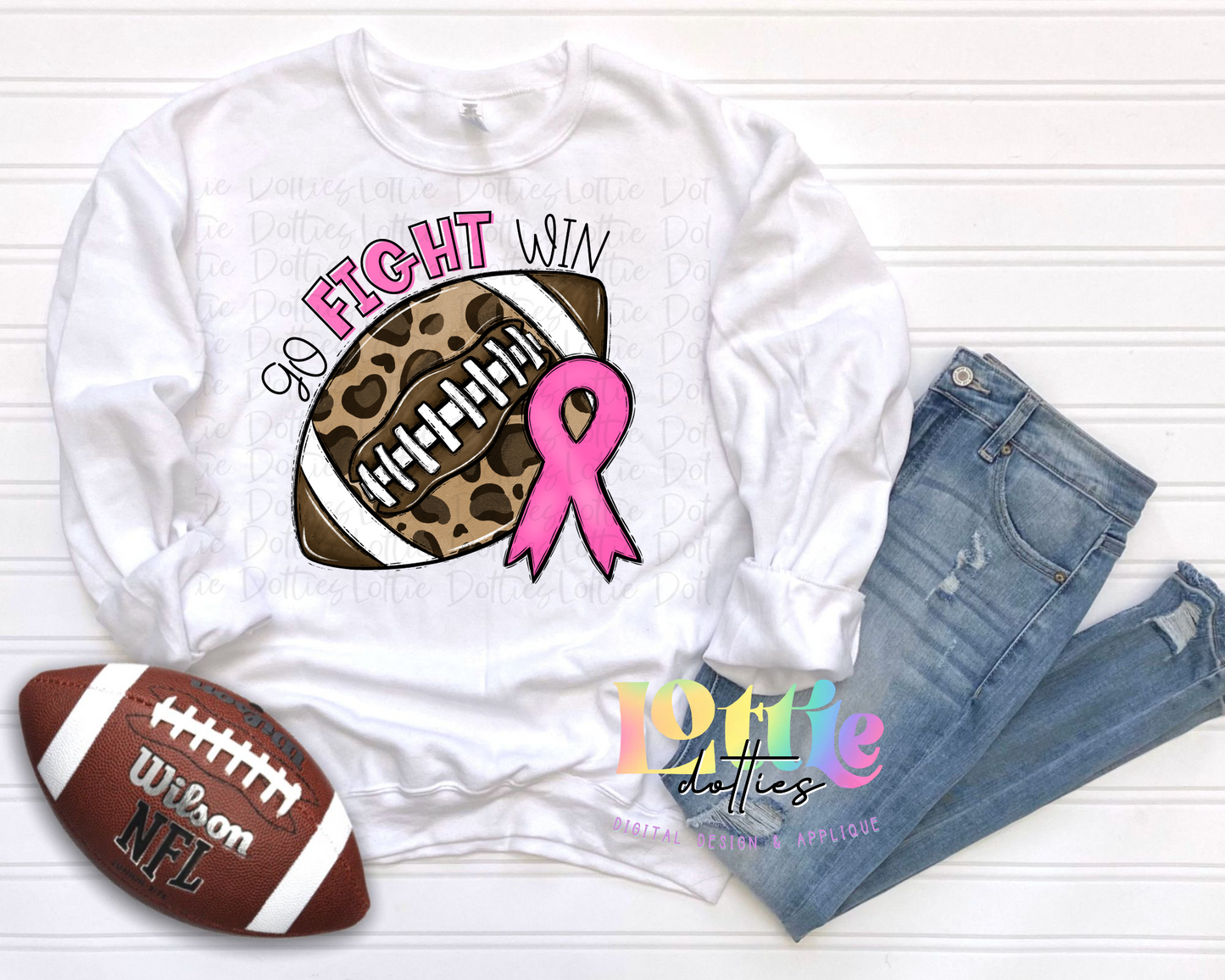 Go Fight Win Football  PNG - Go Fight Win Sublimation - Digital Download