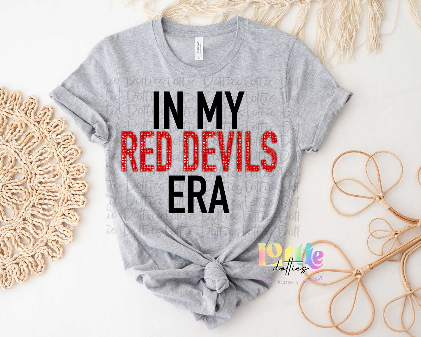 In My Red  Devils Era Png - Red Devils Sublimation Design - Digital Download