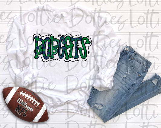 Bobcats PNG - Bobcats  sublimation design -  Digital Download - Navy and Green