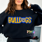 Bulldogs PNG - Bulldogs  -  sublimation design - Digital Download - Blue and Gold