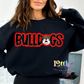 Bulldogs PNG - Bulldogs - sublimation design - Digital Download - Red and Black