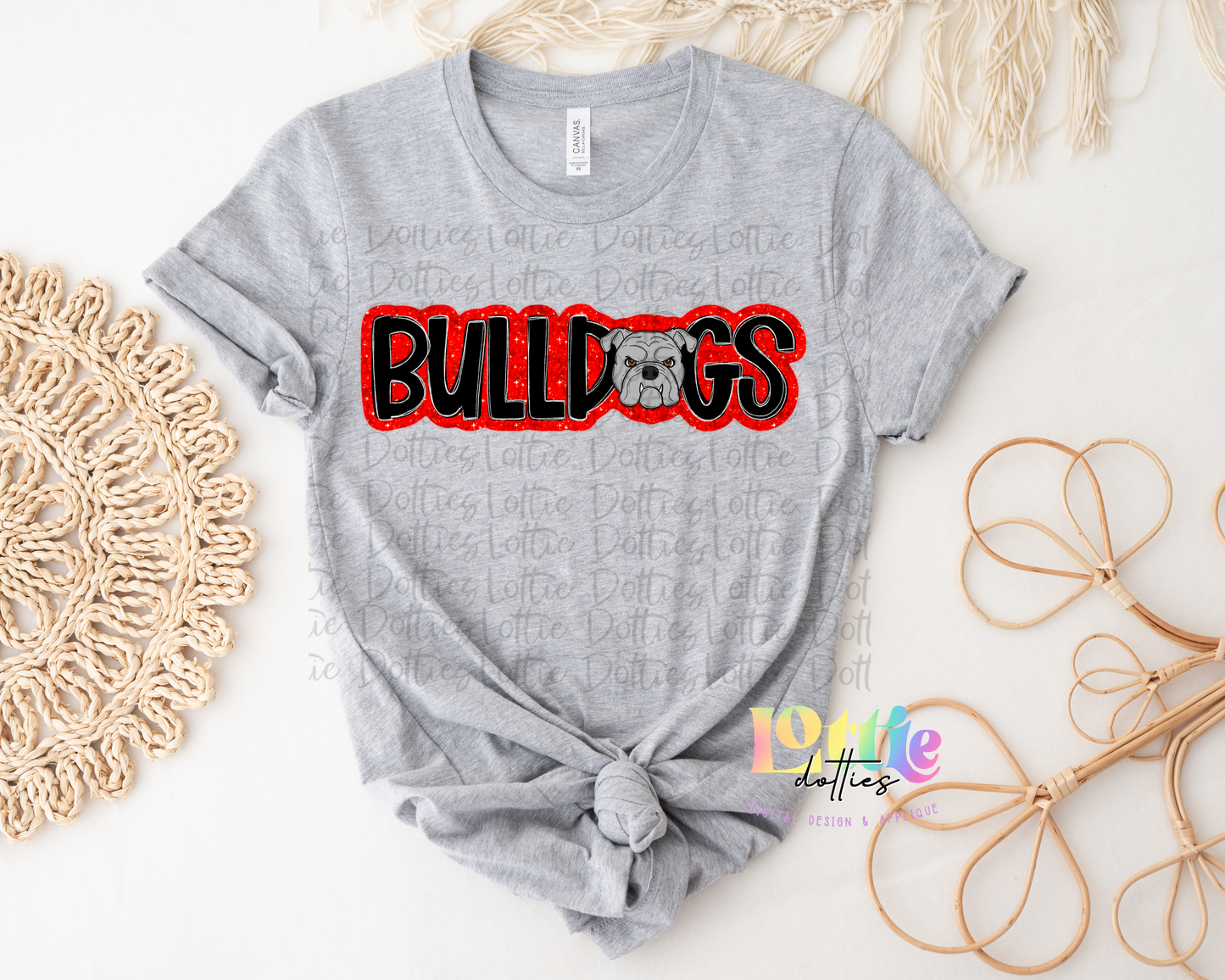 Bulldogs PNG - Bulldogs  -  sublimation design - Digital Download - Red and Gray