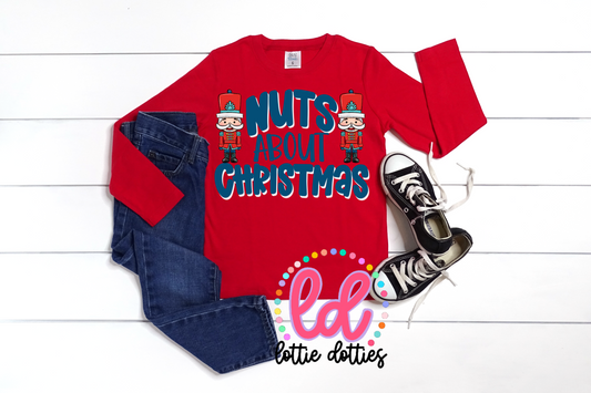 Nuts About Christmas PNG- Christmas Sublimation - Digital Download - Navy