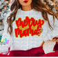 Merry Mama Png - Christmas Sublimation Design- Digital Download - Red and Gold