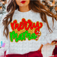 Merry Mama Png - Christmas Sublimation Design- Digital Download - Red, Green and Gold