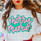 Merry Mama Png - Christmas Sublimation Design- Digital Download - Pink and Blue