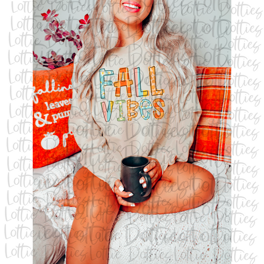 Fall Vibes Png - Fall Sublimation Design - Digital Download