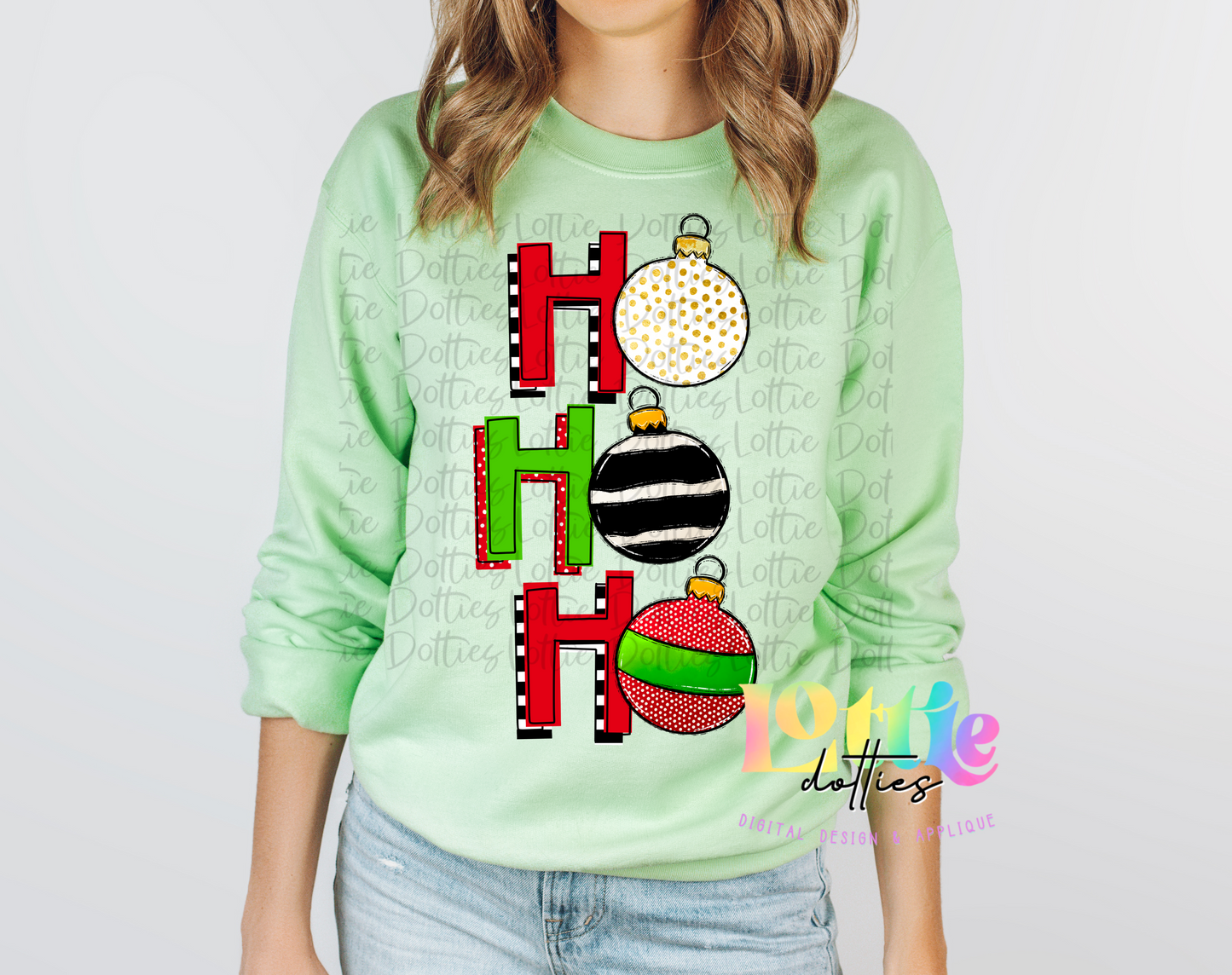 HO HO HO  PNG - Christmas Sublimation - Digital Download