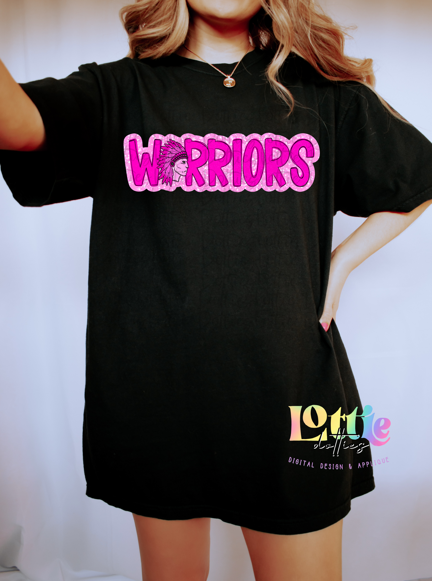 Warrior Png - Warriors Sublimation Design - Digital Download - Pink