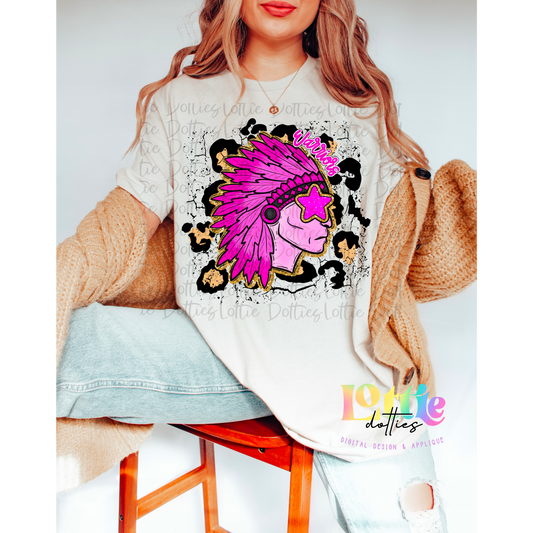 Warrior Png - Warriors Sublimation Design - Digital Download - Pink