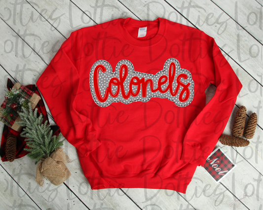 Colonels PNG - Colonels sublimation design - Digital Download - Gray and Red