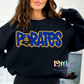 Pirates PNG - Pirates Sublimation design - Digital Download - Blue and Gold