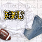 Rebels PNG - Digital Download - Rebels Sublimation Design - Yellow and Black