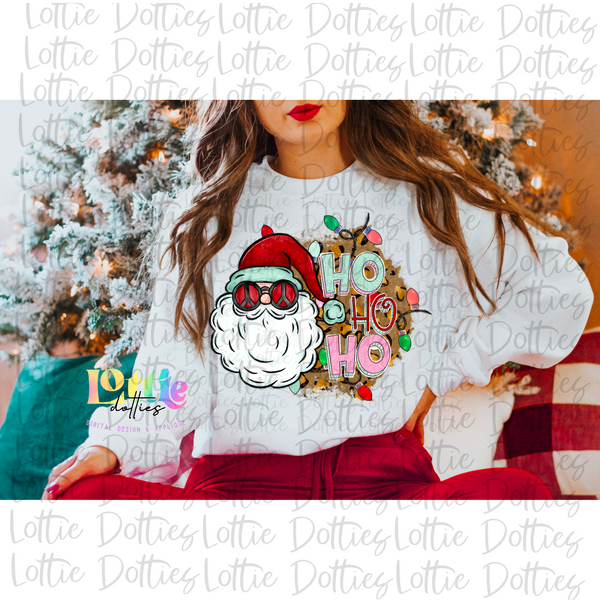 Santa Claus HoHoHo 1 PNG file Merry Christmas Sublimation Ho