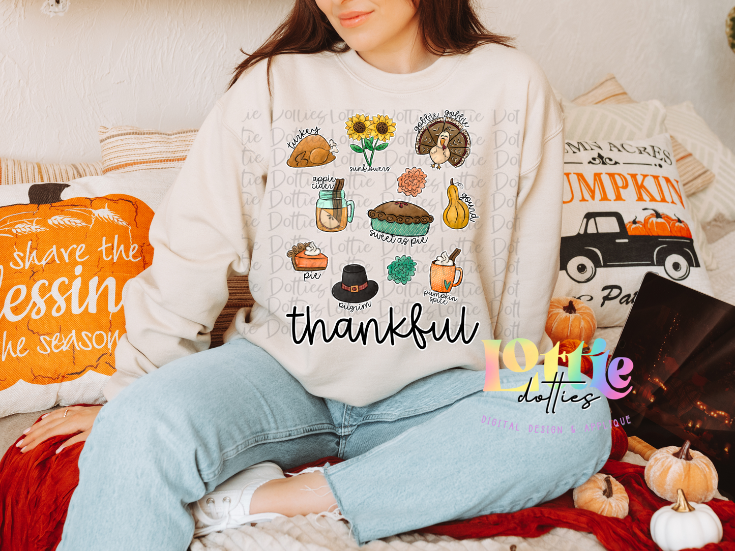 Thankful Mash Png - Thanksgiving Sublimation Design- Digital Download