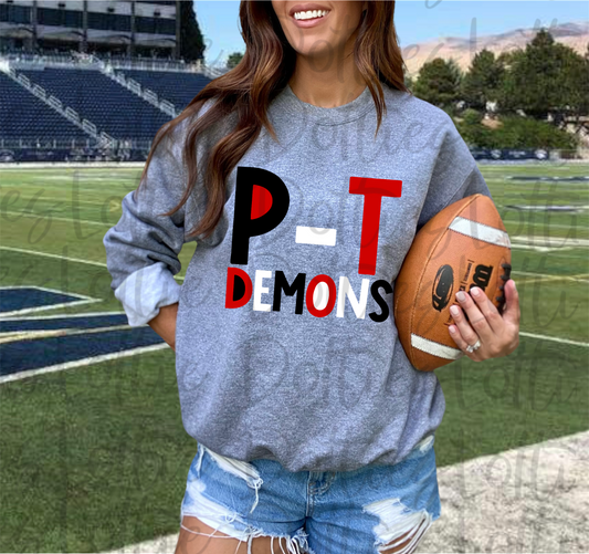 P-T  Demons - PNG - Demons Sublimation - Digital Download
