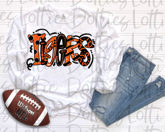Tigers  PNG - Tigers Sublimation design - Digital Download - Orange and Black