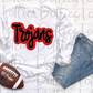 Trojans - PNG - sublimation design - Digital Download - Red and Black