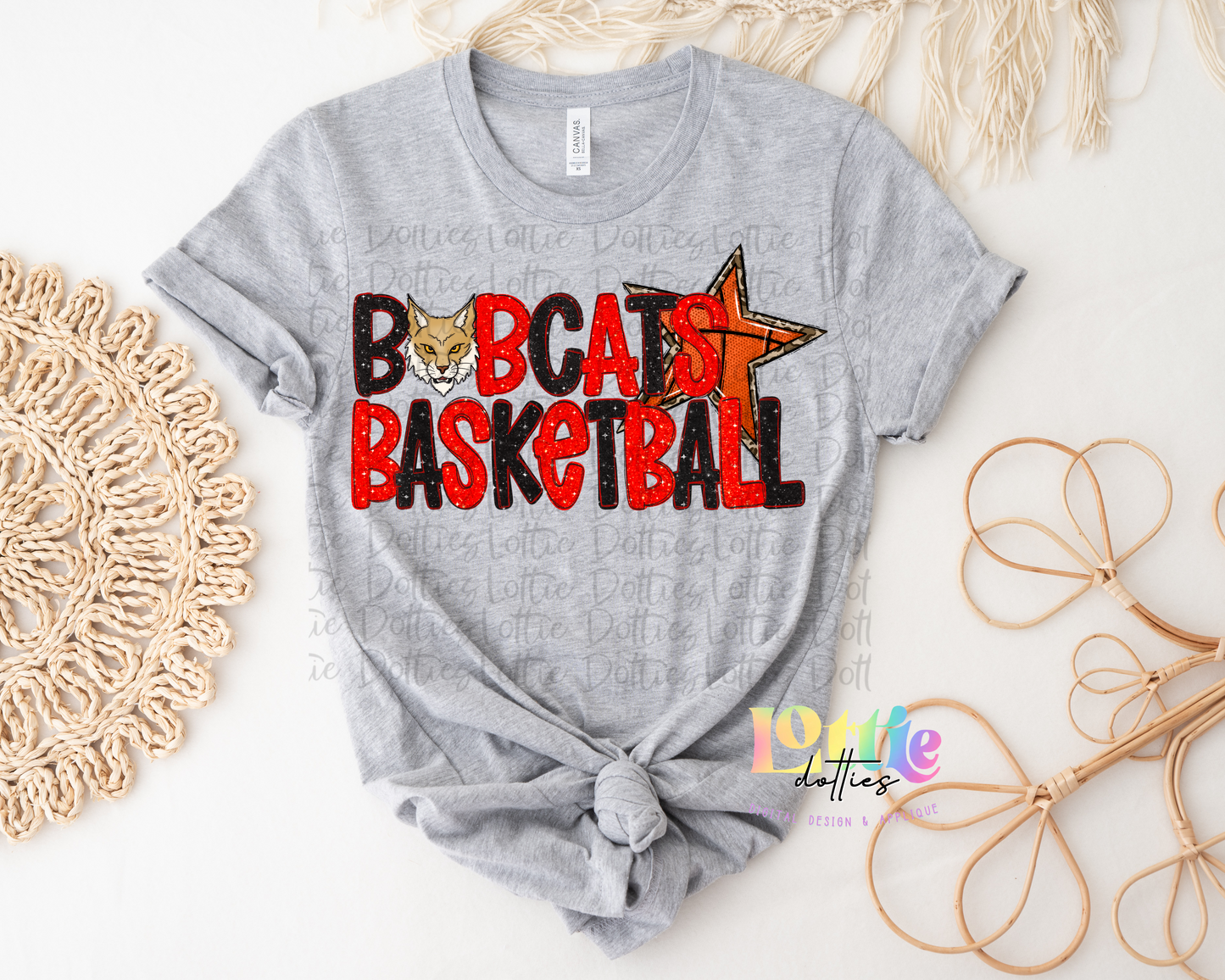 Bobcats Basketsball PNG - Bobcats sublimation design - Digital Download - Red and Black