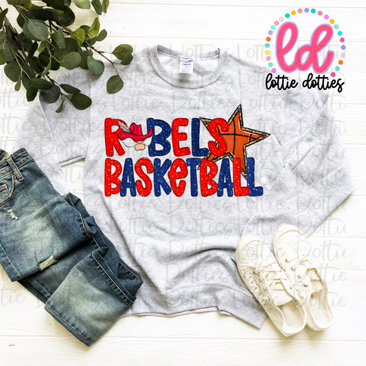 Rebels PNG - Instant Download - Digital Download - Rebels Sublimation Design - Blue and Red