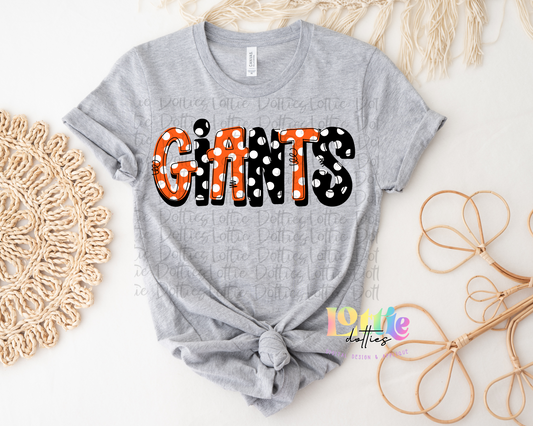 Giants PNG - Giants Sublimation - Digital Download - Red and Black