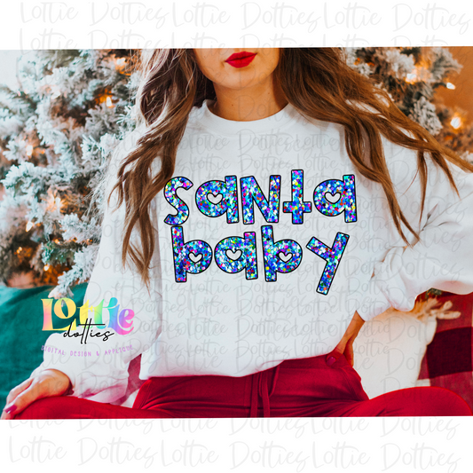 Santa Baby PNG - Christmas Sublimation - Digital Download