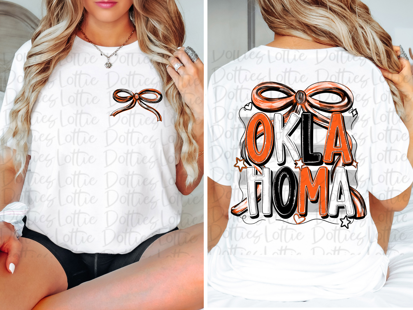 Oklahoma PNG | coquette Mascot | Bow Design | Digital Download