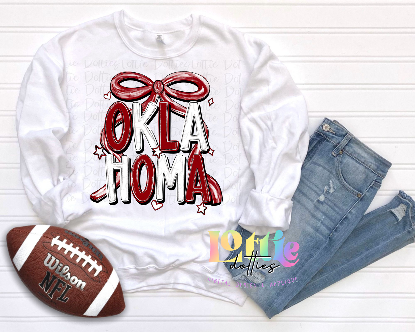Oklahoma Sooners PNG | coquette Mascot | Bow Design | Digital Download