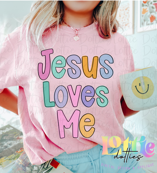 Jesus Loves Me PNG - Jesus Loves Me Sublimation- Digital Download