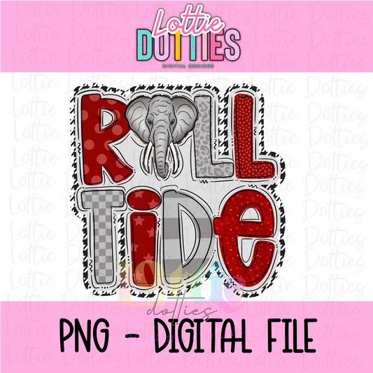 Alabama PNG | Roll Tide PNG | Digital Download | Checkered
