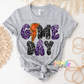 Game Day PNG - Game Day Sublimation - Digital Download - Purple and Black Sequin
