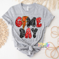 Game Day PNG - Game Day Sublimation - Digital Download - Red and Black  Sequin