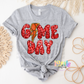 Game Day PNG - Game Day Sublimation - Digital Download - Red Sequin