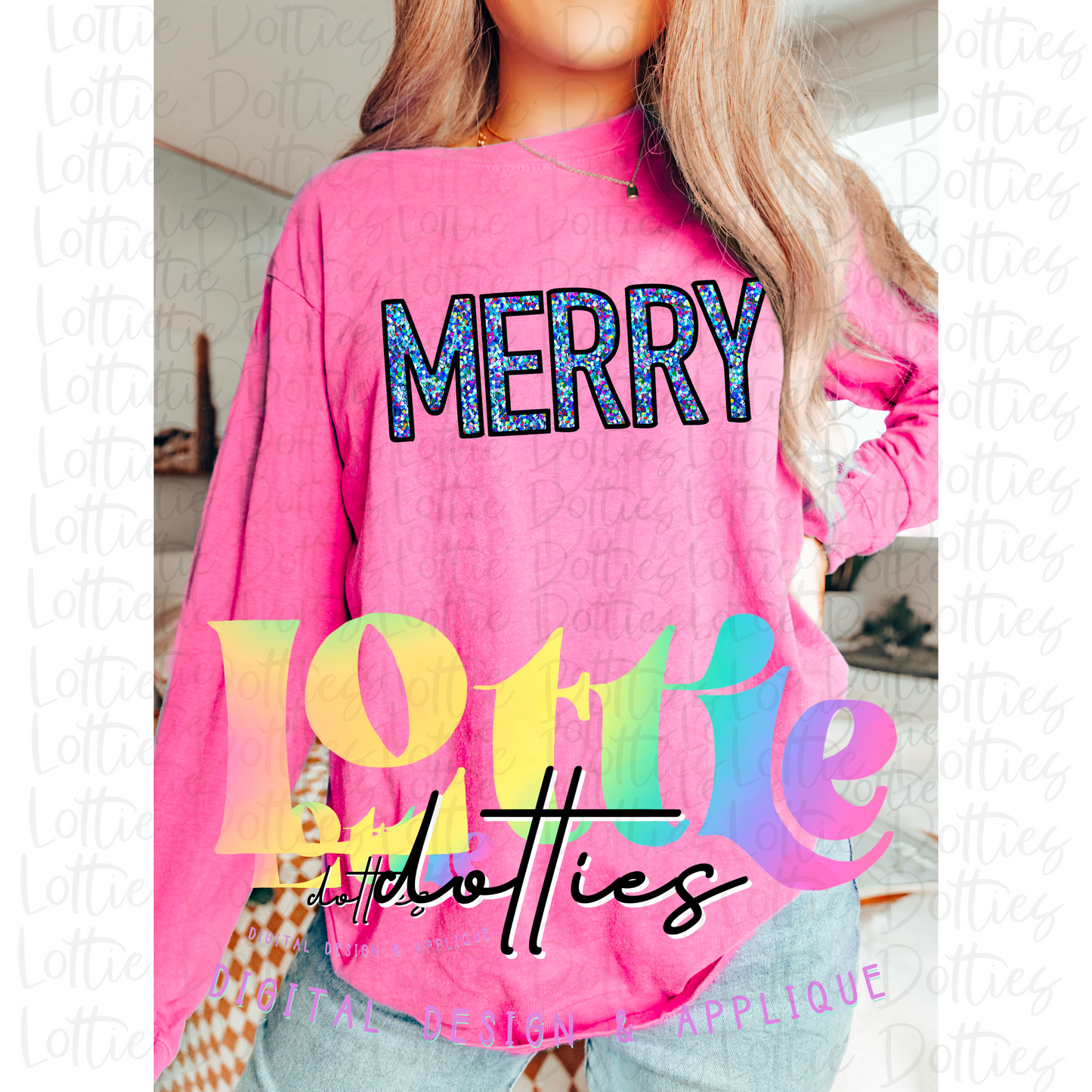 Merry  Png - Christmas Sublimation Design- Digital Download