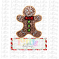 Gingerbread Png - Christmas Sublimation Design- Digital Download