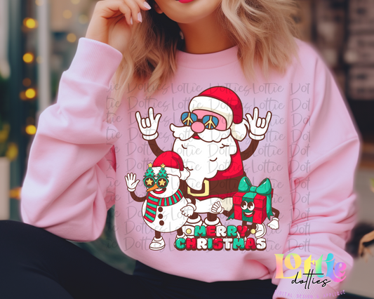 Merry Christmas Png - Santa Sublimation - Christmas Sublimation- Digital Download