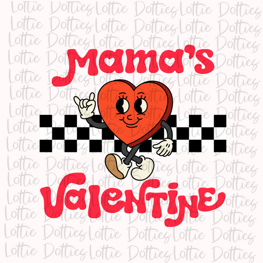 Mama Valentine PNG  - Digital Download - Valentine’ Day  Sublimation Design