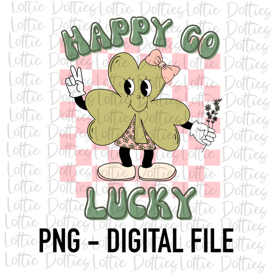 Happy Go Lucky PNG - Saint Patrick’s Day Sublimation Design- Lucky  Png - Pot of Gold - St Patrick’s Day Png