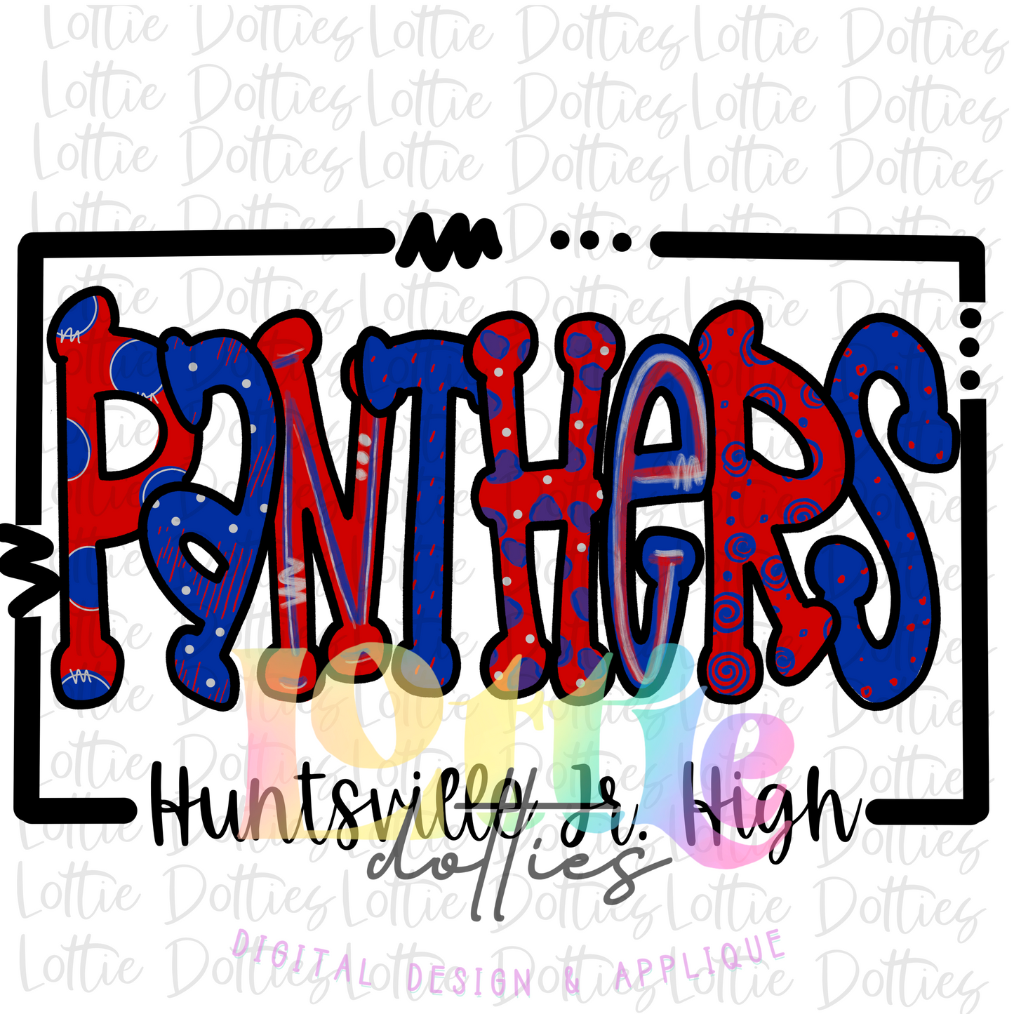 Panthers  PNG - Panthers Huntsville Jr. High Sublimation  - Digital Download