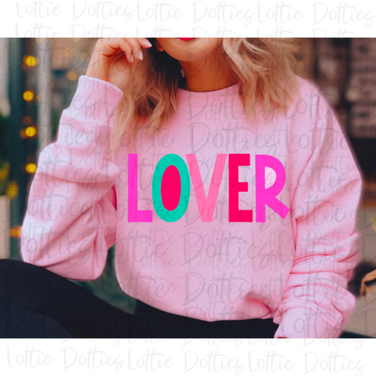 Lover Png - Valentine’s Day Sublimation Design - Digital Download