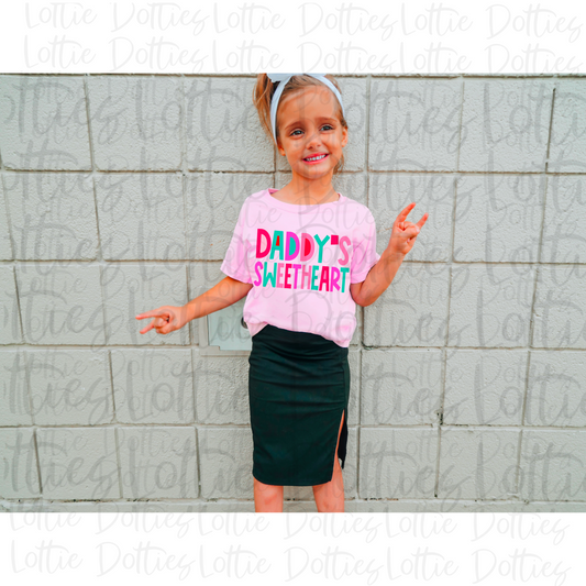 Daddy’s Sweetheart PNG - Valentine’s Day Sublimation - Digital Download