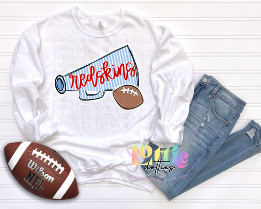 Redskins PNG | Cheer Design | Digital Download