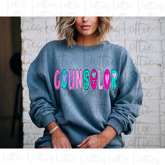 Counselor PNG - Counselor Sublimation - Digital Download