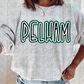 Pelham PNG - Pelham sublimation design - Digital Download - Hunter Green and Black