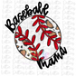 Baseball Mama Png - Baseball Sublimation - Digital Download