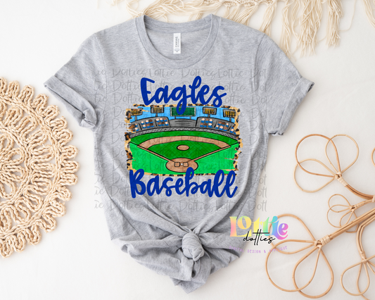 Eagles Baseball PNG - Eagles sublimation design - Digital Download