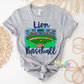 Lions Baseball PNG - Lions sublimation design - Digital Download - Navy