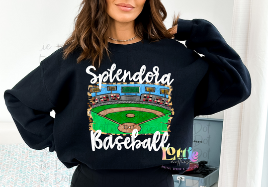 Splendora Baseball PNG - Splendora sublimation design - Digital Download