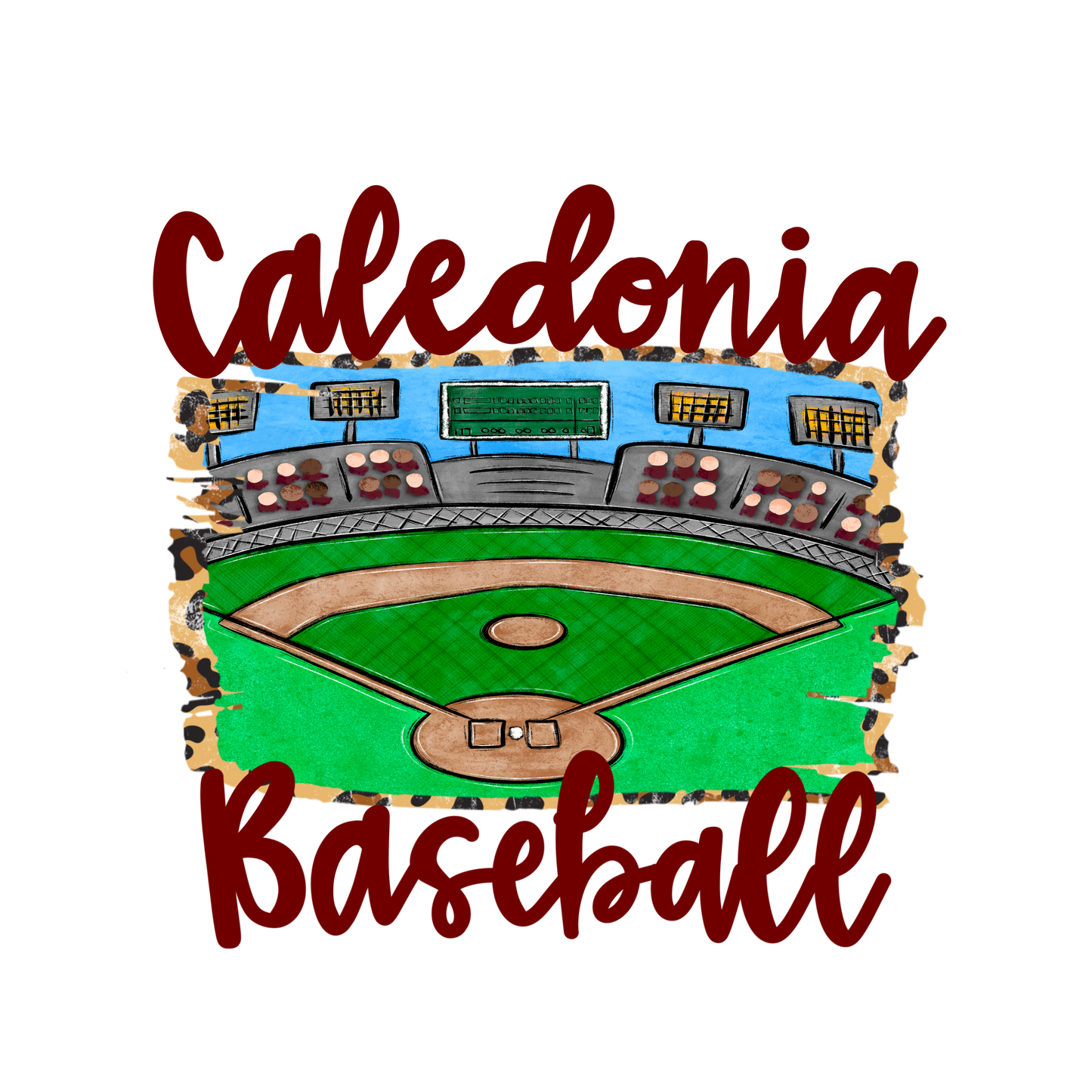 Caledonia Baseball PNG -   Cavaliers sublimation design - Digital Download