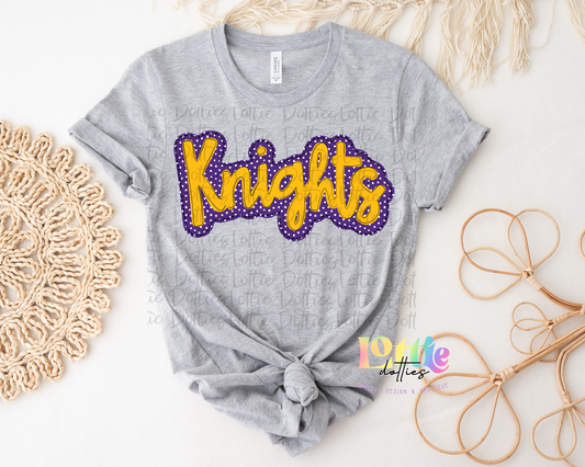 Knights PNG - Knights -  sublimation design - Digital Download - Purple and Gold
